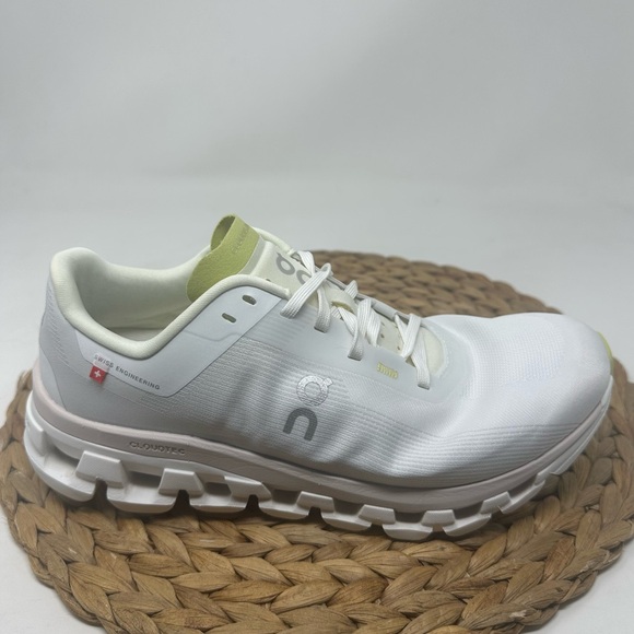 On Running Shoes - On Running Cloudflow 4 Running Shoes White Sand Women's Size 9